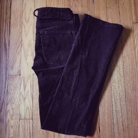 J CREW Favorite Fit Corduroy Jeans Brown 25R - Picture 1 of 7